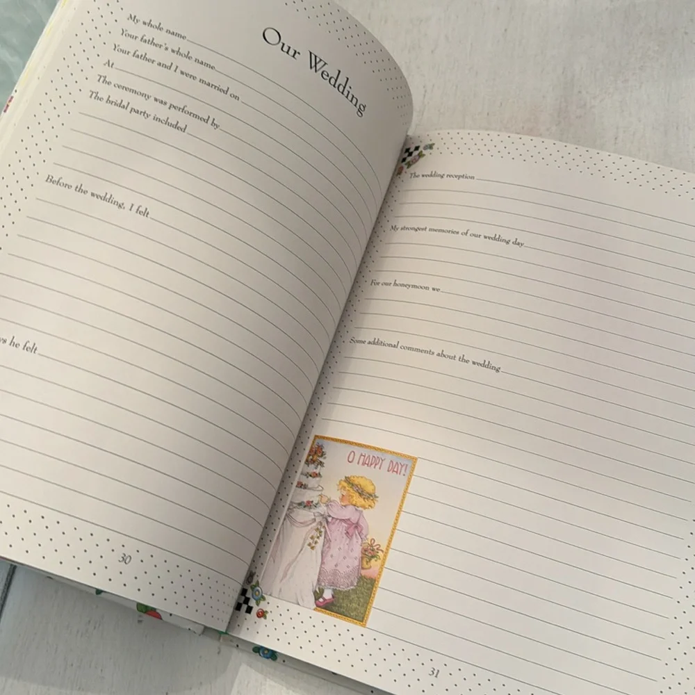 Mary Engelbreit Baby Book “A Mother’s Journal” A Collection of Family Memories